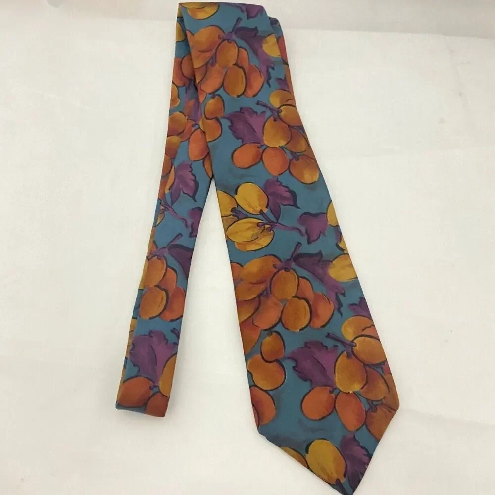 #5616 Zylos George Machad Mens Novelty Nuts Fall Autumm Necktie, Tie 56X4